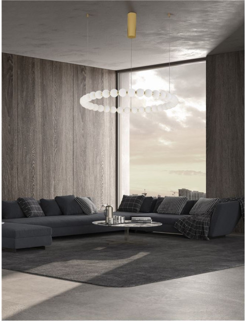 Pakabinamas šviestuvas Perla Ø80 LED