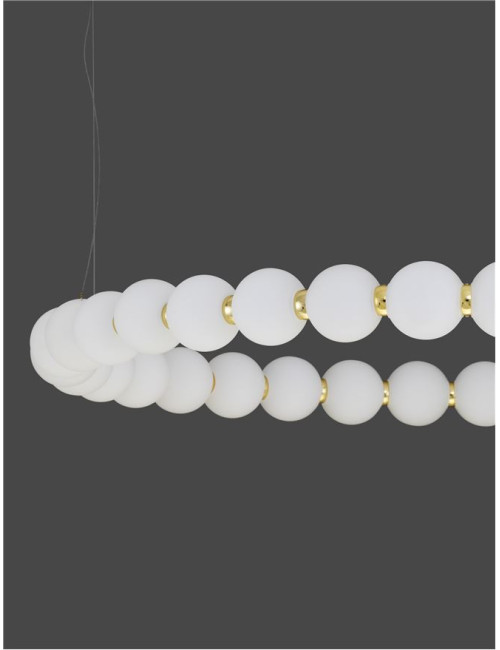 Pakabinamas šviestuvas Perla Ø80 LED