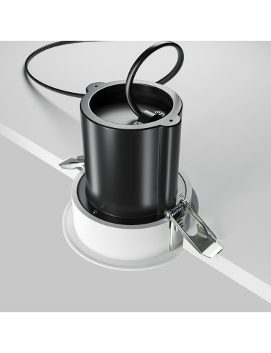 Maytoni Iebūvējama lampa Hidden Ø9 LED DL095-01-10W3K-W | TavaGaisma.lv
