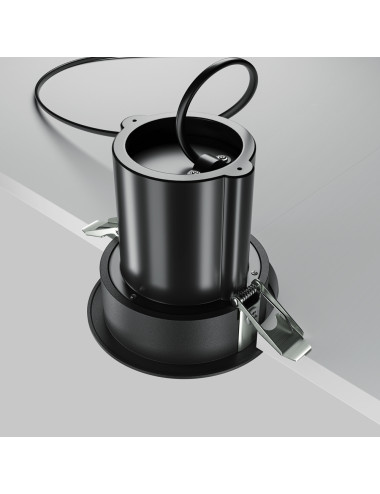 Maytoni Įmontuojamas šviestuvas Hidden Ø9 LED DL095-01-10W3K-B | TavaGaisma.lv/lt