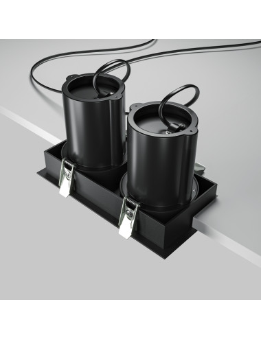 Maytoni Iebūvējama lampa Hidden LED DL095-02-10W3K-B | TavaGaisma.lv