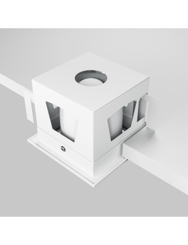 Maytoni Iebūvējama lampa Metal Modern LED DL093-01-10W3K-W | TavaGaisma.lv