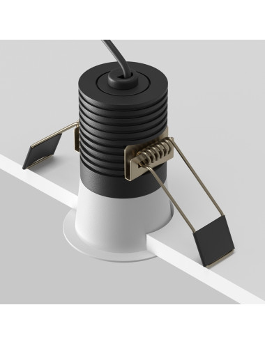 Maytoni - Minor Ø6 LED DL089-9W3K-BW iebūvējamā lampa | TavaGaisma.lv