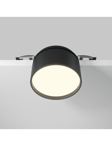 Maytoni Recessed lamp Onda Ø8,5 DL024-12W-DTW-B | TavaGaisma.lv/en