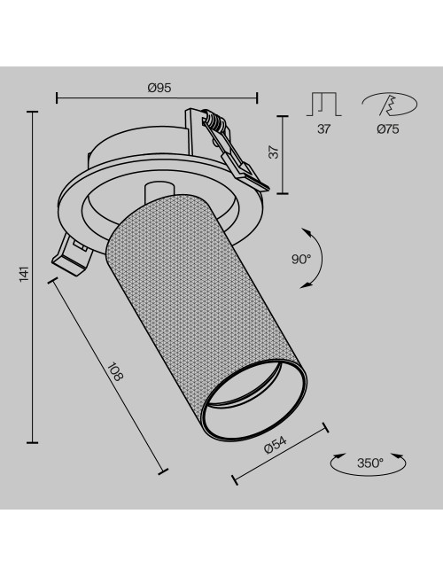 Recessed lamp Artisan Ø5,4