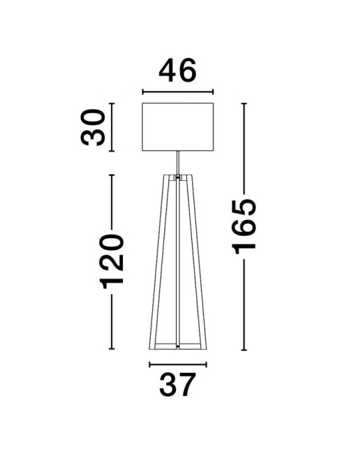 Stāvlampa Artis Ø46