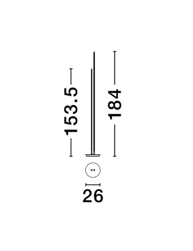 Nova Luce - Intec LED 9002062 floor lamp | TavaGaisma.lv/en