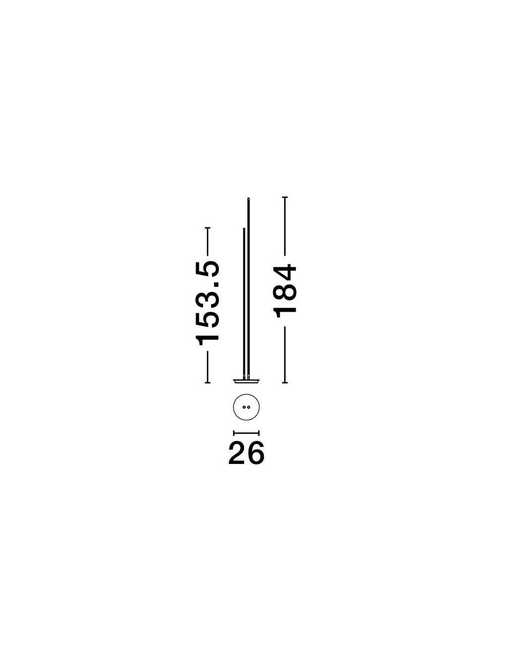 Floor lamp Intec LED