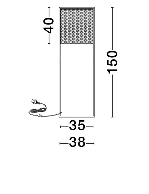 Stāvlampa Erto Ø38