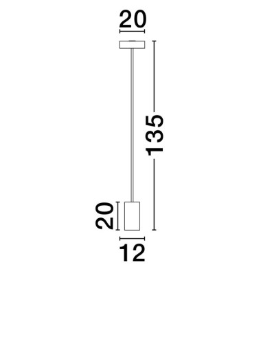 Nova Luce - Thea Ø20 LED 9695294 stāvlampa | TavaGaisma.lv