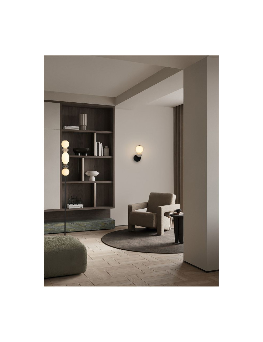 Floor lamp Pallina Ø26 LED
