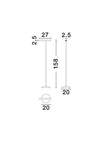 Nova Luce - Elli LED 9580924 põrandalamp | TavaGaisma.lv/et