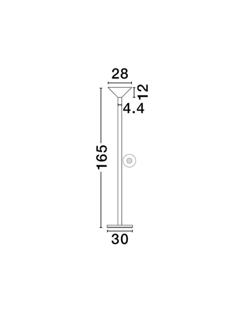 Stehleuchte Tazu Ø30