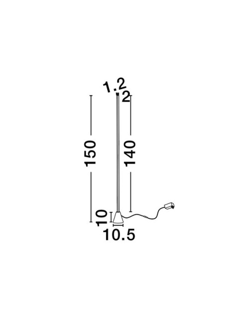 Напольная лампа Litte LED