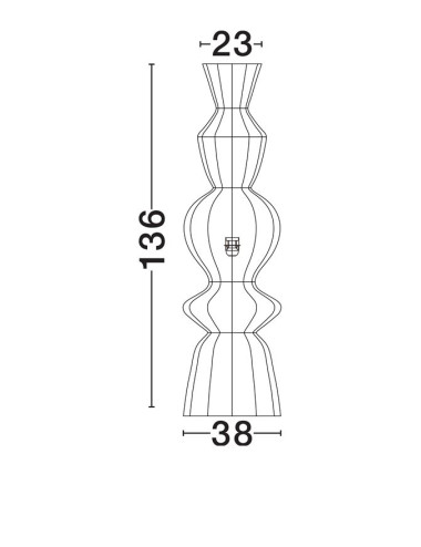 Nova Luce - Breena Ø38 9586659 наполная лампа | TavaGaisma.lv/ru