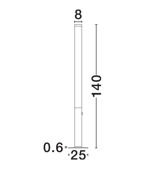 Floor lamp Glaze LED