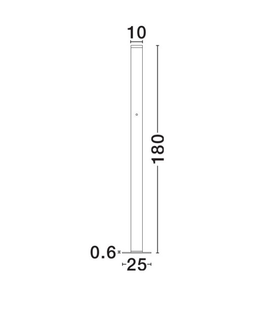 Stāvlampa Orin Ø10 LED
