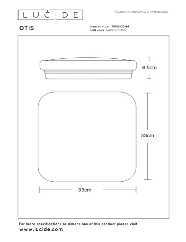 Deckenleuchte Otis LED