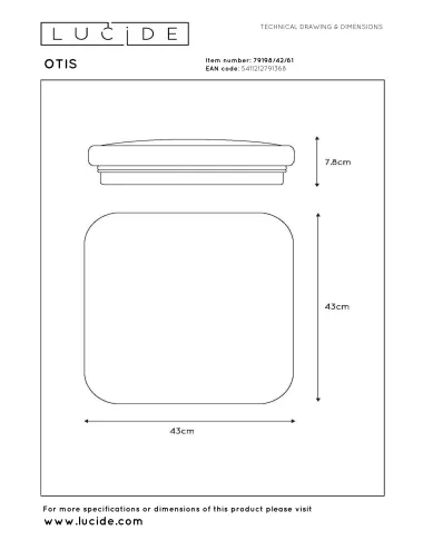 Ceiling lamp Otis LED