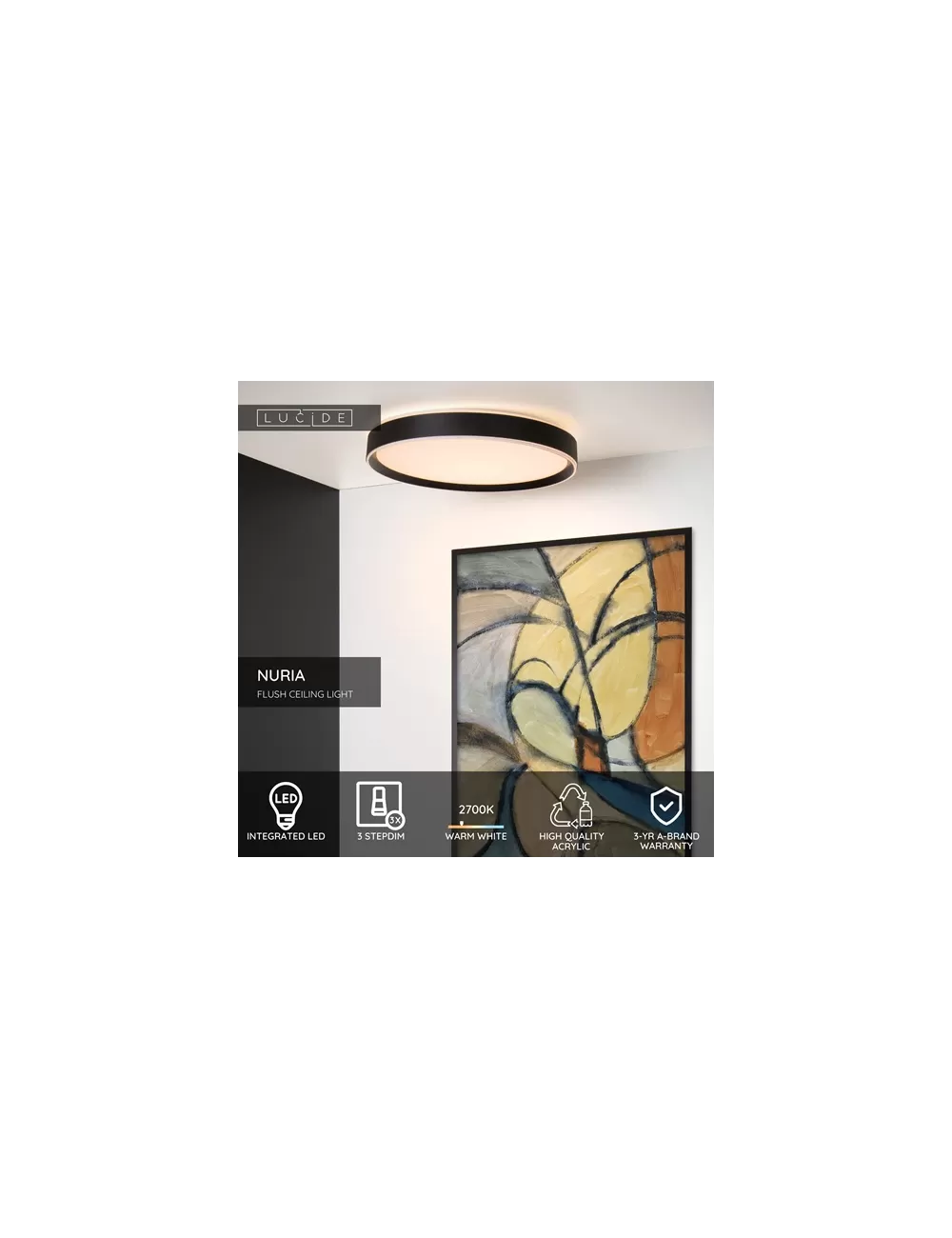 Deckenleuchte Nuria Ø50 LED