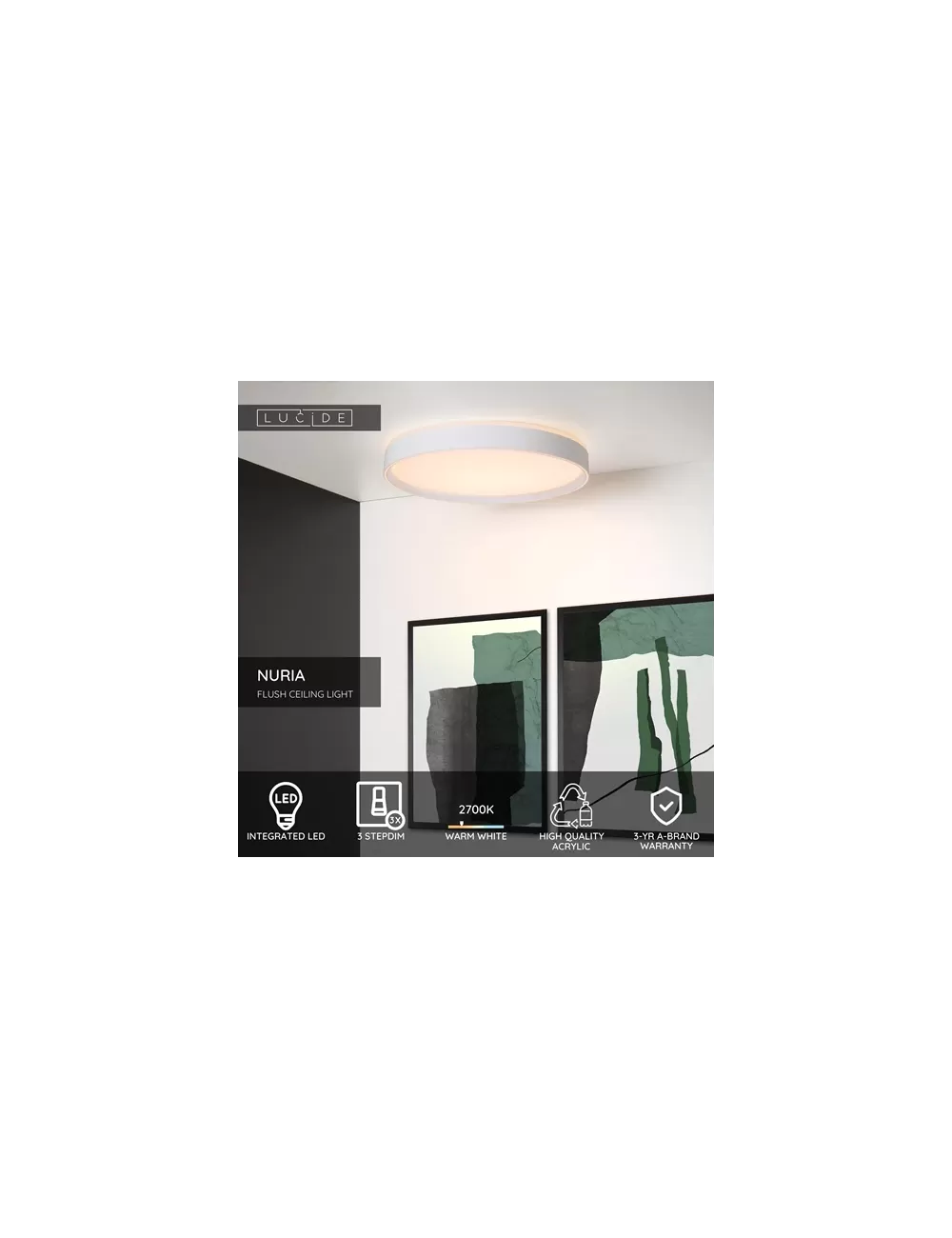 Потолочная лампа Nuria Ø50 LED