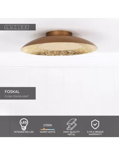 Deckenleuchte Foskal Ø34,5 LED