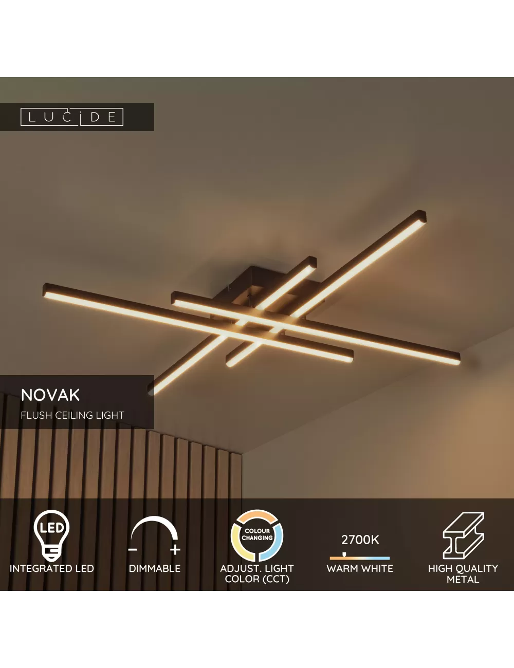 Ceiling lamp Novak LED