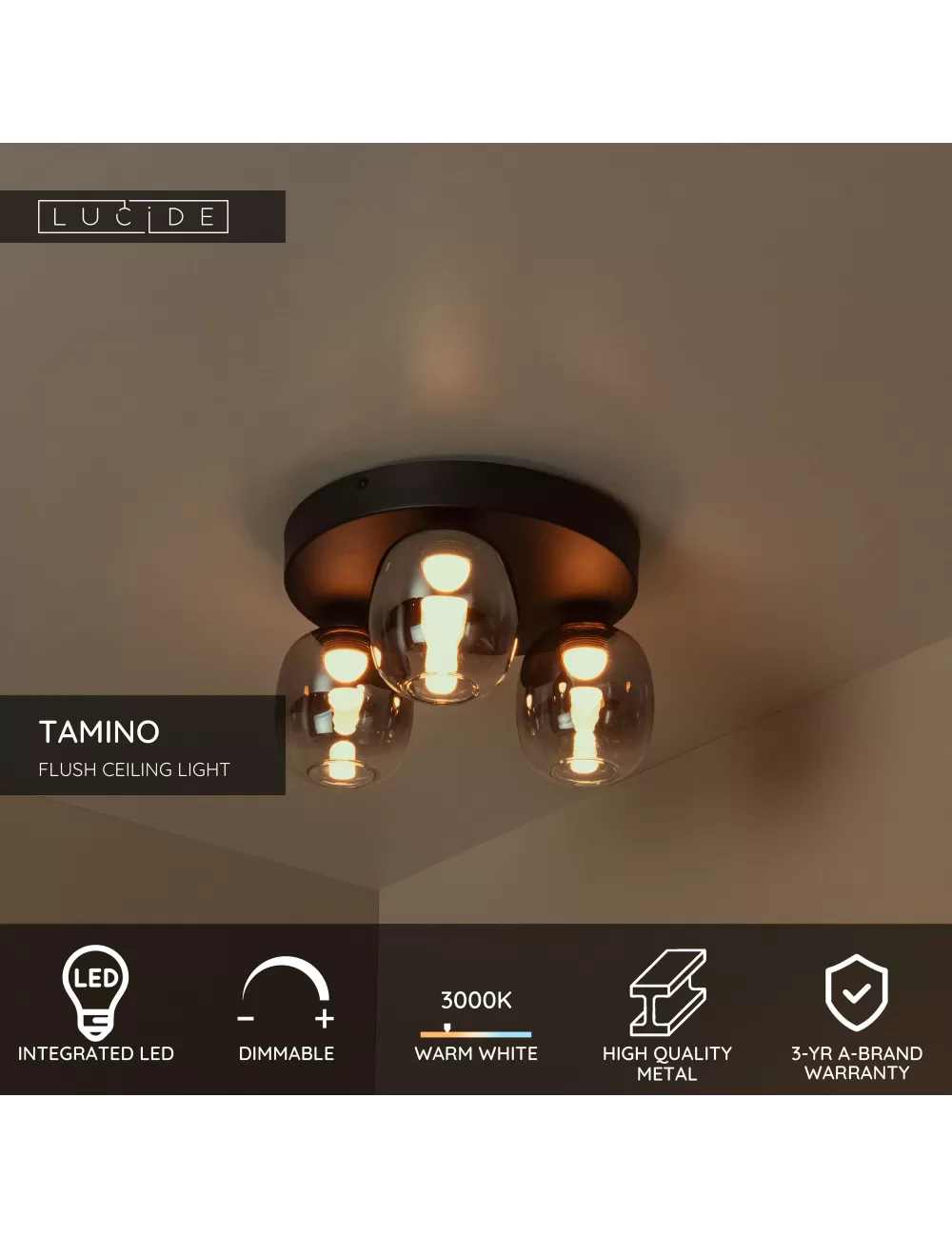 Потолочная лампа Tamino Ø36 LED
