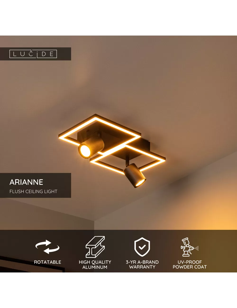 Deckenleuchte Arianne LED