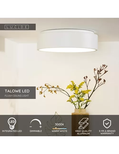 Deckenleuchte Talowe Ø45,5 LED