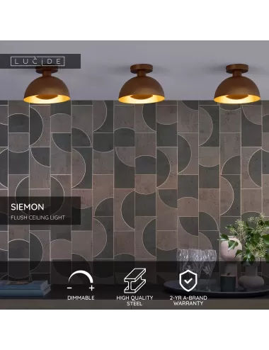 Lucide - Siemon Ø25 45196/01/44 ceiling lamp | TavaGaisma.lv/en