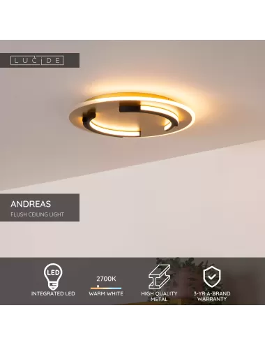 Deckenleuchte Andreas Ø39,6 LED