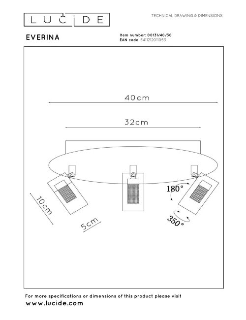 Ceiling lamp Everina Ø40 LED