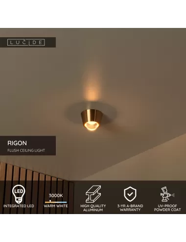 Lubinis šviestuvas Rigon Ø9 LED