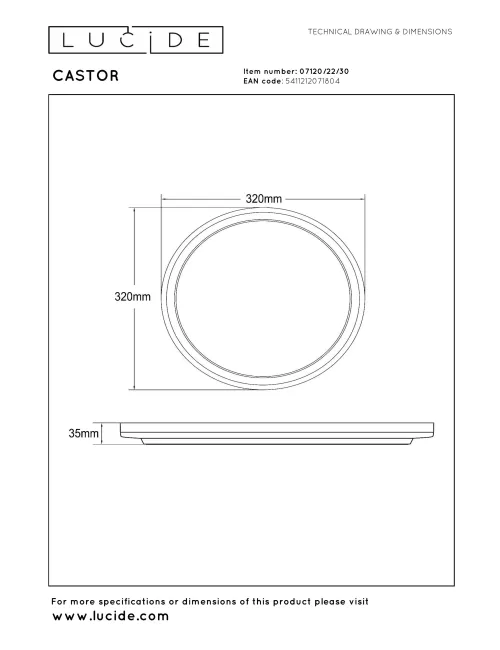 Ceiling lamp Castor Ø32 LED