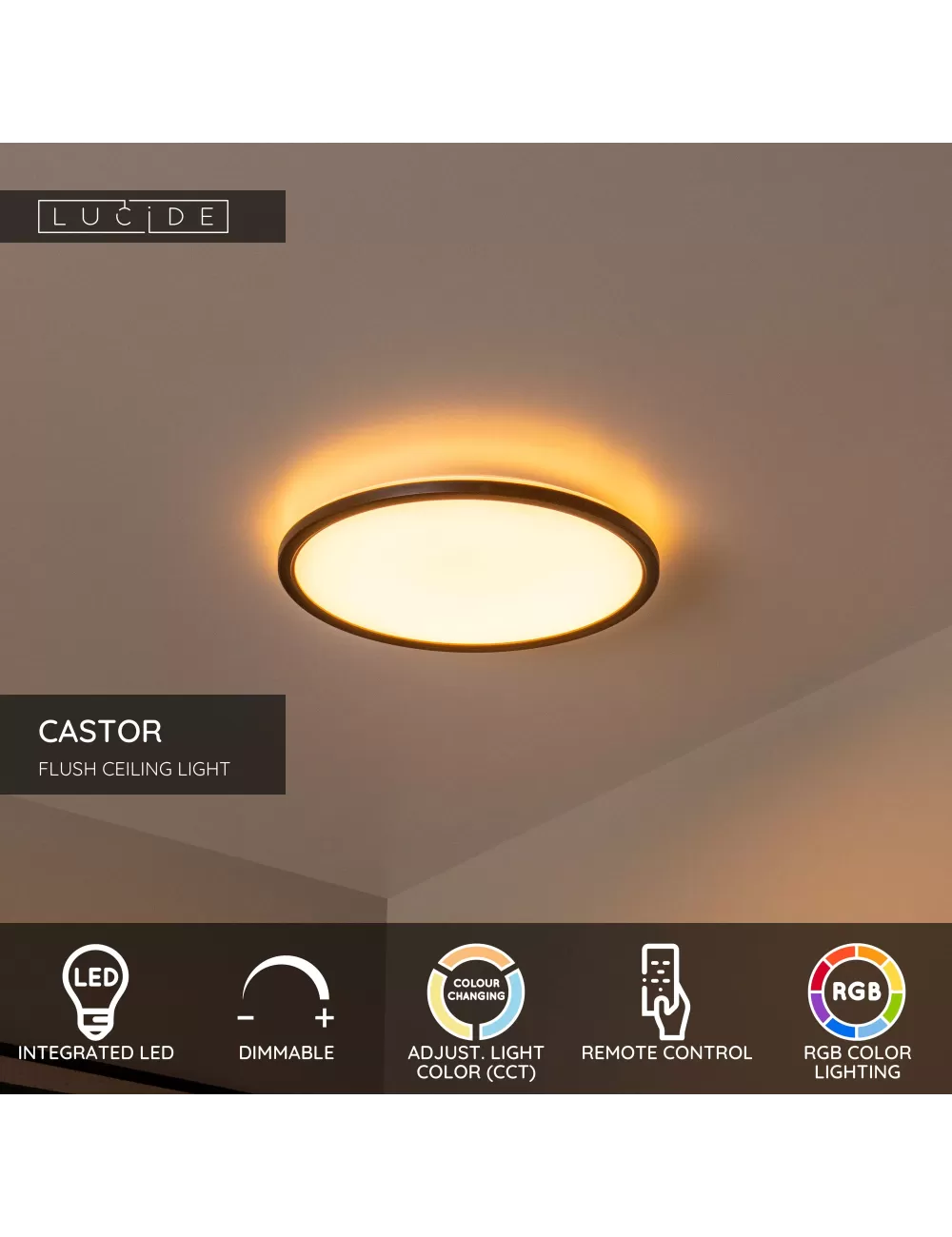 Deckenleuchte Castor Ø32 LED