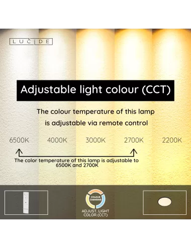 Lucide - Castor Ø32 LED 07120/22/30 griestu lampa | TavaGaisma.lv