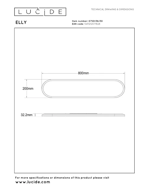 Deckenleuchte Elly LED