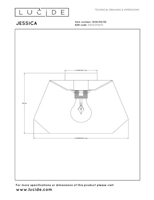 Laelamp Jessica Ø30