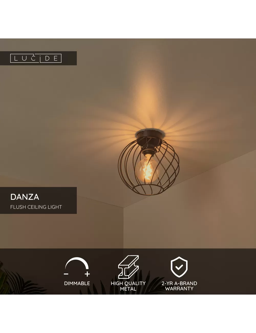Deckenleuchte Danza Ø25