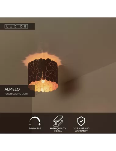Deckenleuchte Almelo Ø25,5