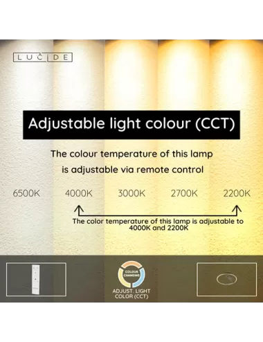 Lucide - Applause Ø60 LED 23100/60/15 lubinis šviestuvas  | TavaGaisma.lv/lt