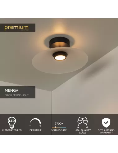 Deckenleuchte Menga Ø40 LED