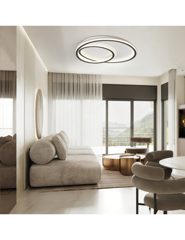 Ceiling lamp Double Arla Ø50 LED