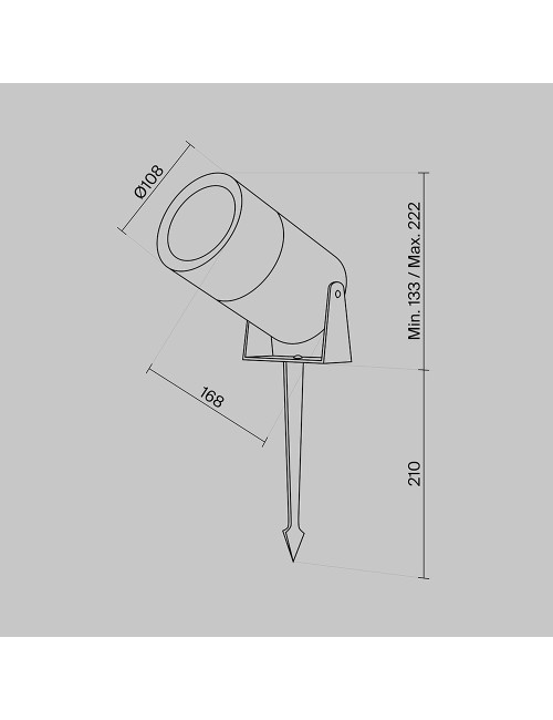 Aiavalgusti Bern Ø10,8 LED IP65