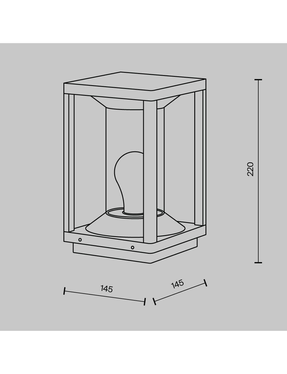 Dārza lampa Cell IP54
