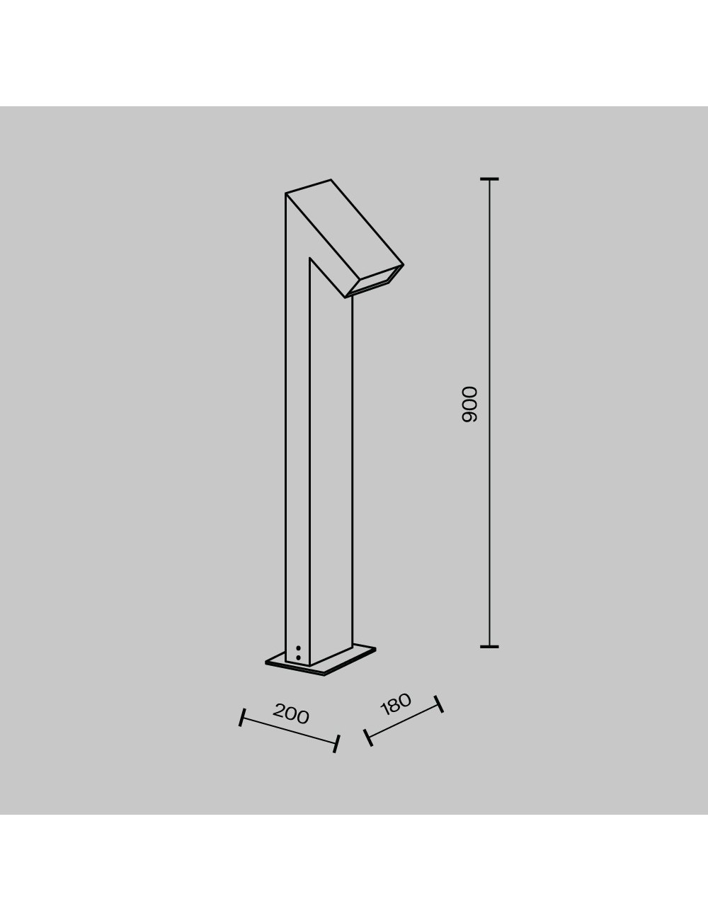Gartenleuchte Guss LED IP65