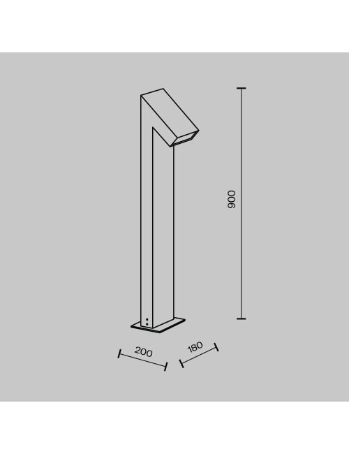 Dārza lampa Guss LED IP65