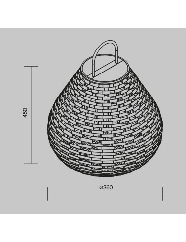 Garden lamp Plet Ø36 LED IP65