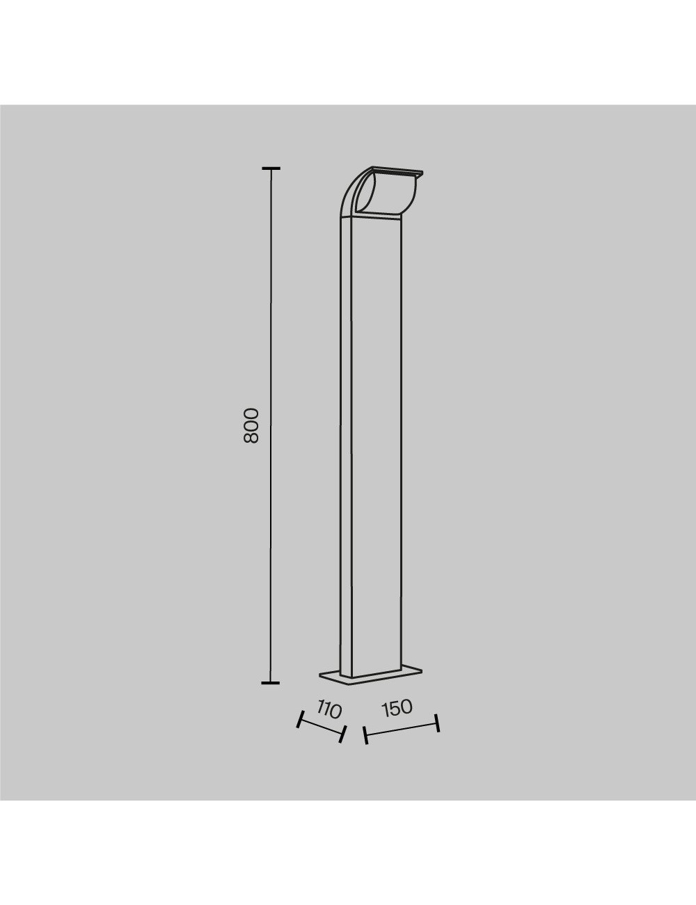 Dārza lampa Stock LED IP65